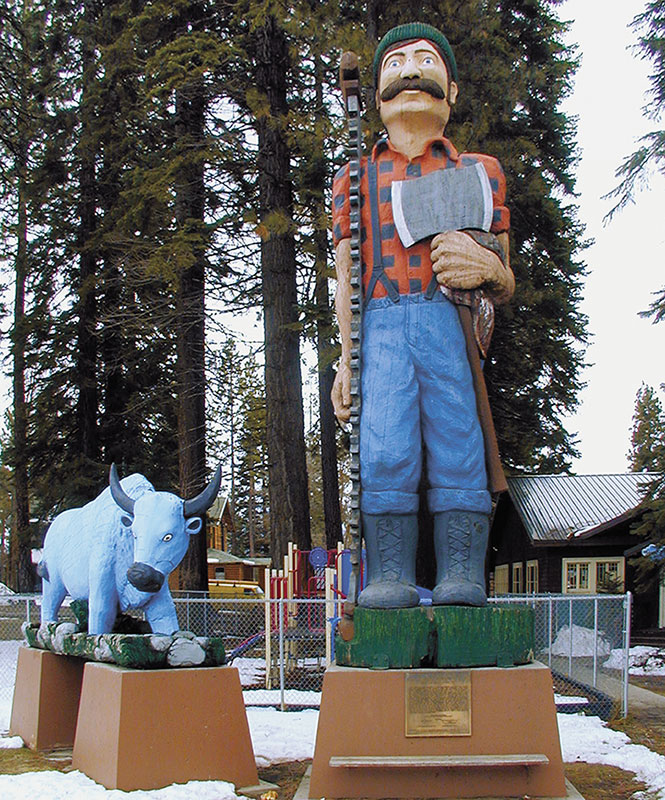Paul Bunyan and Babe the Blue Ox - Lassen County Times